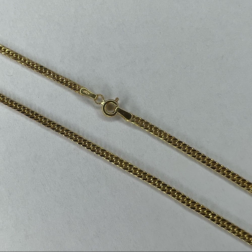 Cuban Chain 20” 18K Solid Yellow Gold